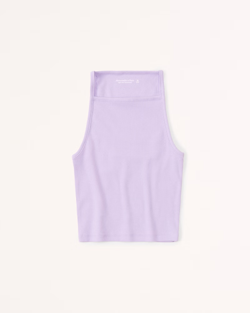 Women's Essential Ribbed Strappy Tank | Women's Tops | Abercrombie.com | Abercrombie & Fitch (US)