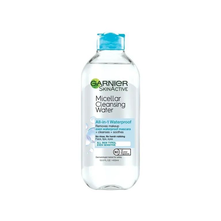 Garnier SkinActive Micellar Cleansing Water All in 1 Removes Waterproof Makeup, 13.5 fl oz - Walm... | Walmart (US)