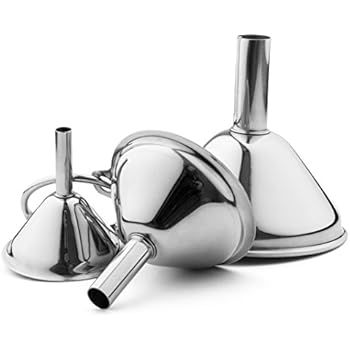Bellemain Small Funnel Set 3-Piece Stainless Steel for Spices, Essentail Oil, and Flask Funnel | Amazon (US)