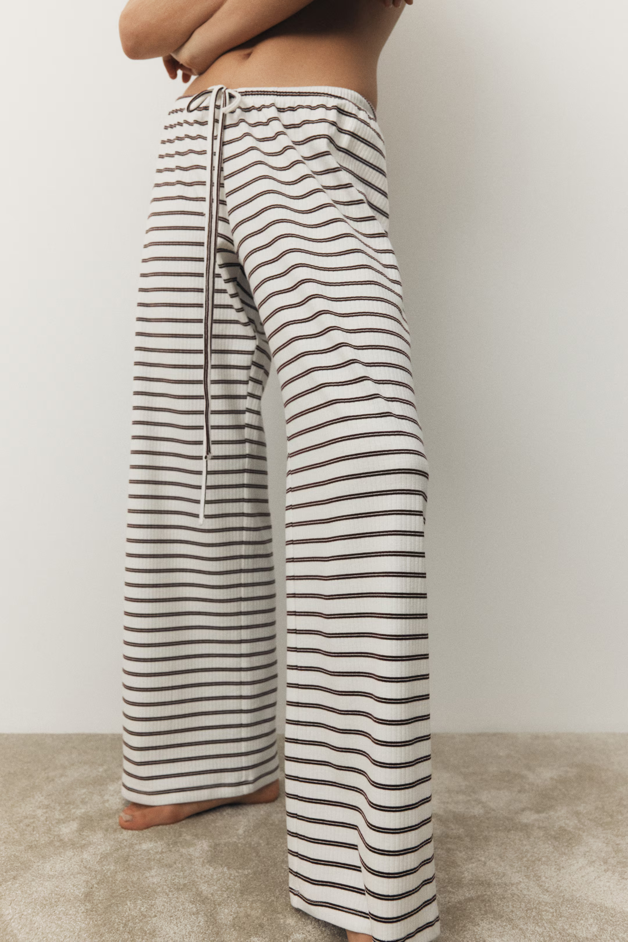 Cotton-blend trousers | H&M (UK, MY, IN, SG, PH, TW, HK)