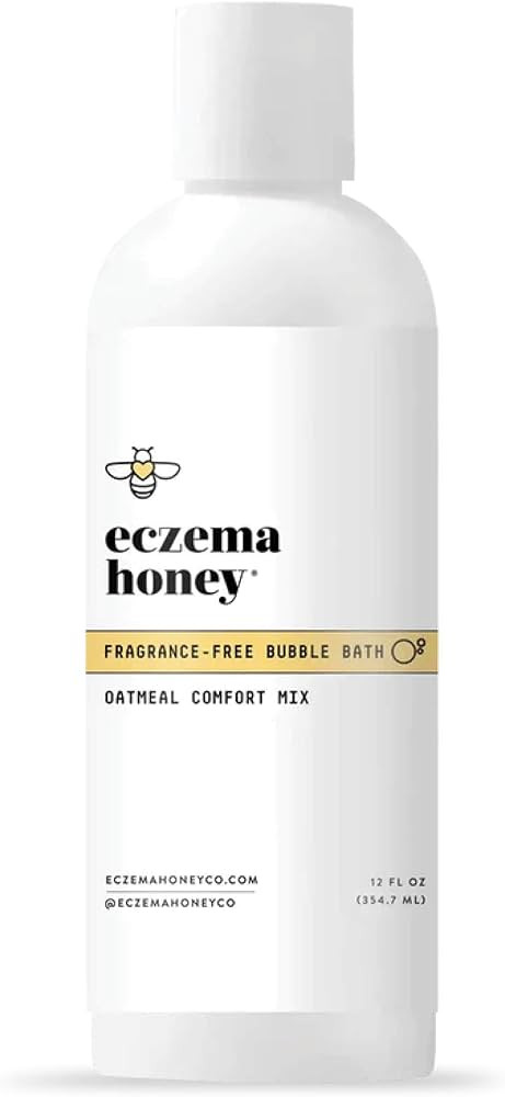 ECZEMA HONEY Fragrance-Free Oatmeal Comfort Bubble Bath - Sensitive Skin Body Wash & Bath Soak - ... | Amazon (US)