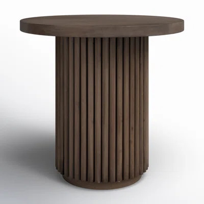 Sabian Wood Pedestal End Table | Wayfair North America