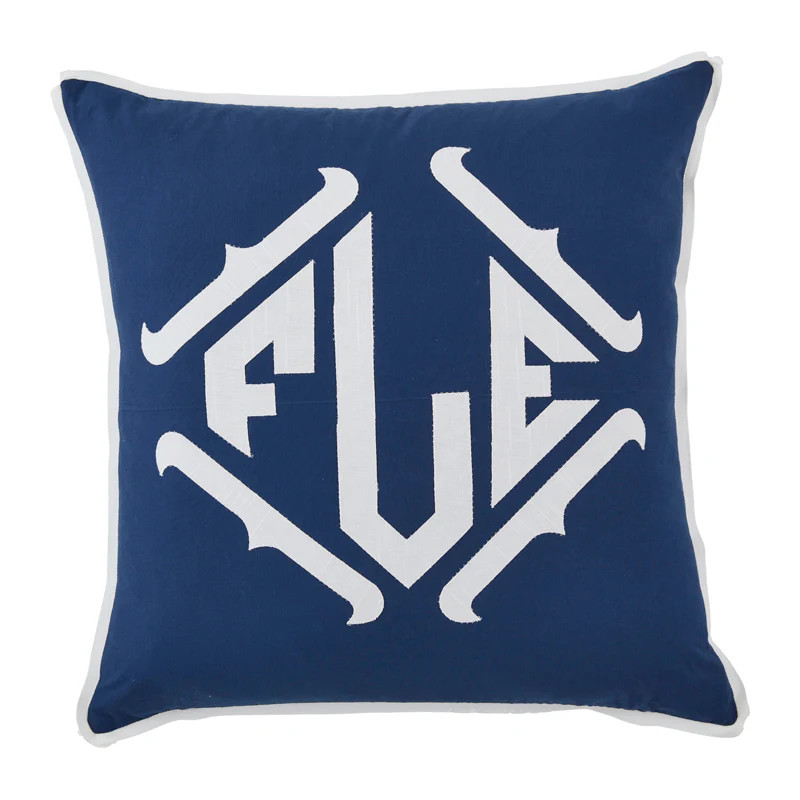 Prussian Applique Pillow | Room 422