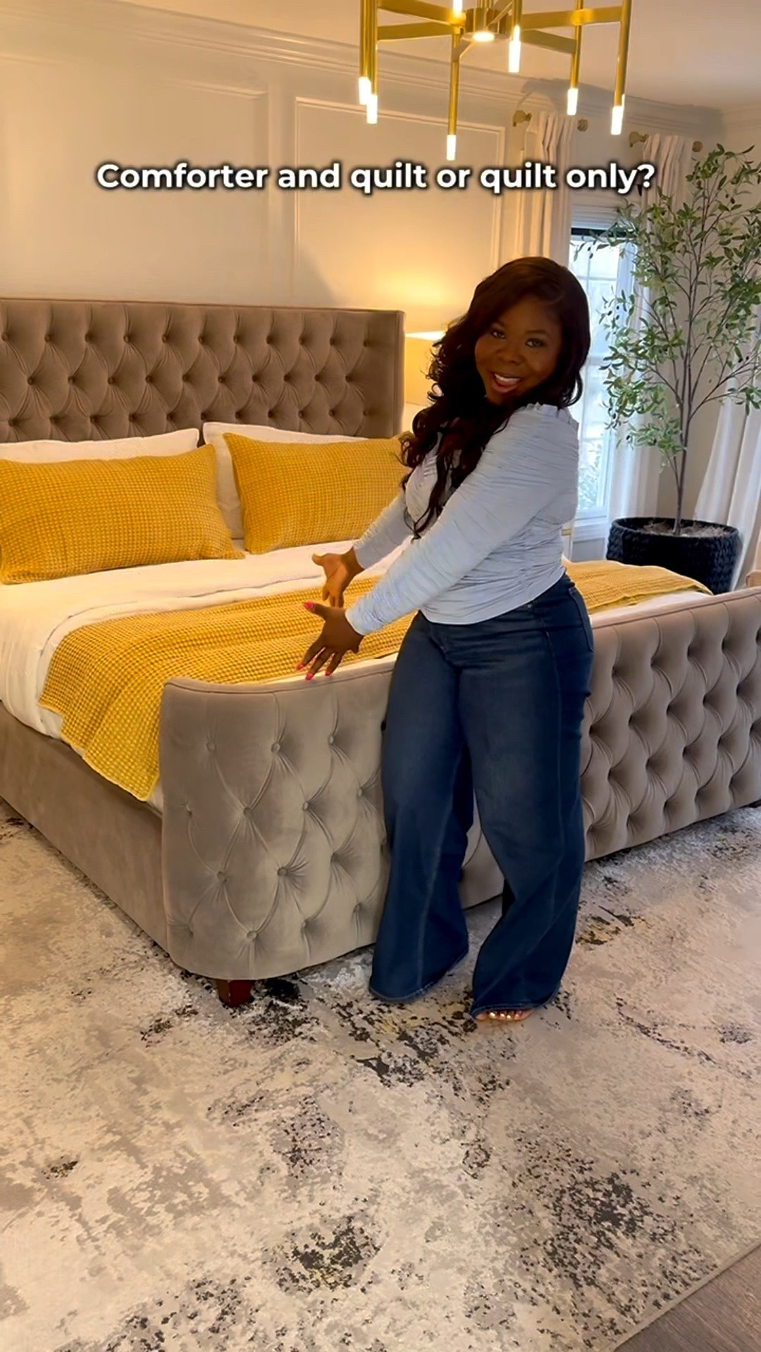 Comforter, quilt or both!? I’m loving this sunny yellow recently

#LTKHome #LTKSaleAlert