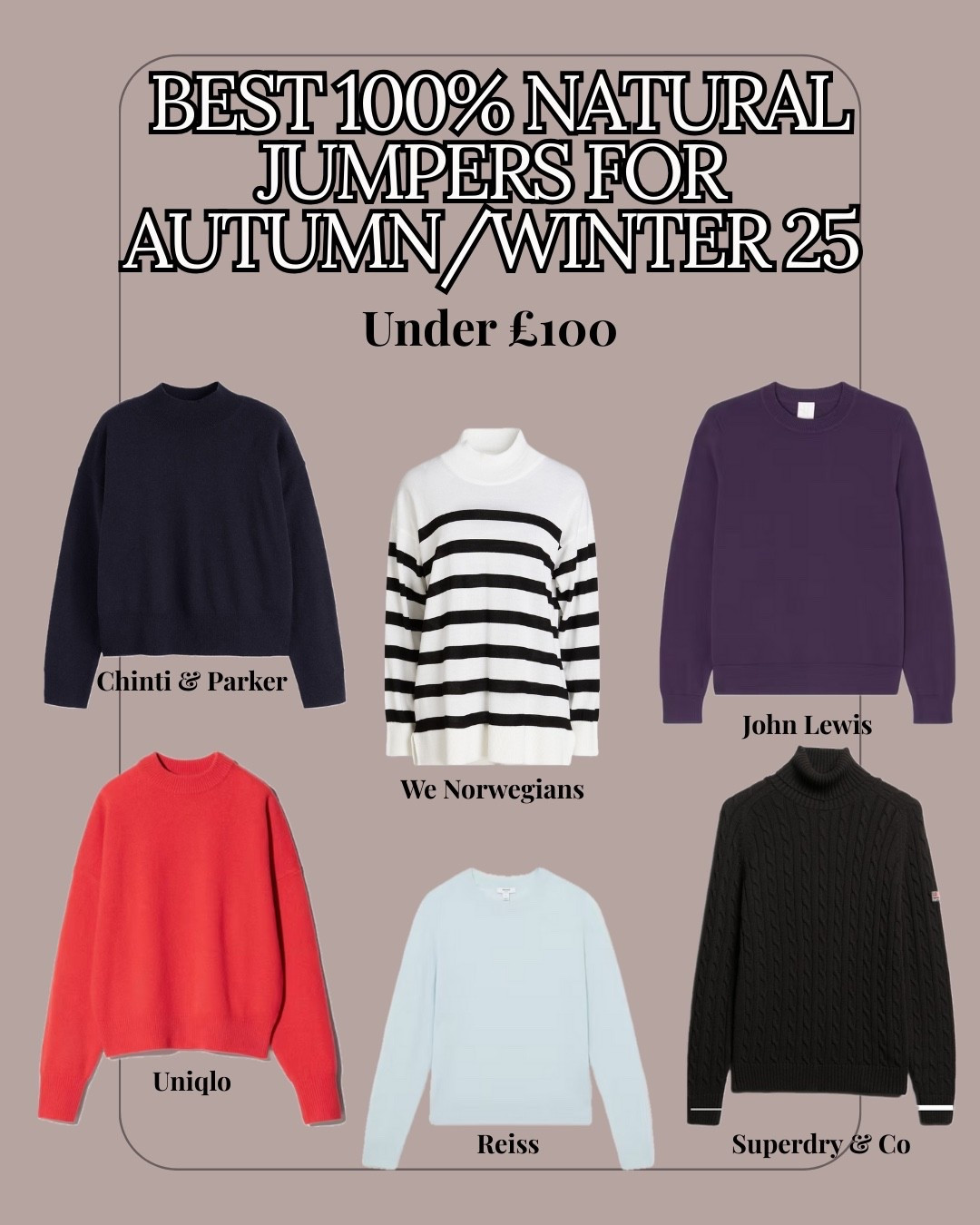 Best 100% Natural Jumpers for Autumn/Winter 25 

#LTKFashionMonth #LTKautumn #LTKeurope