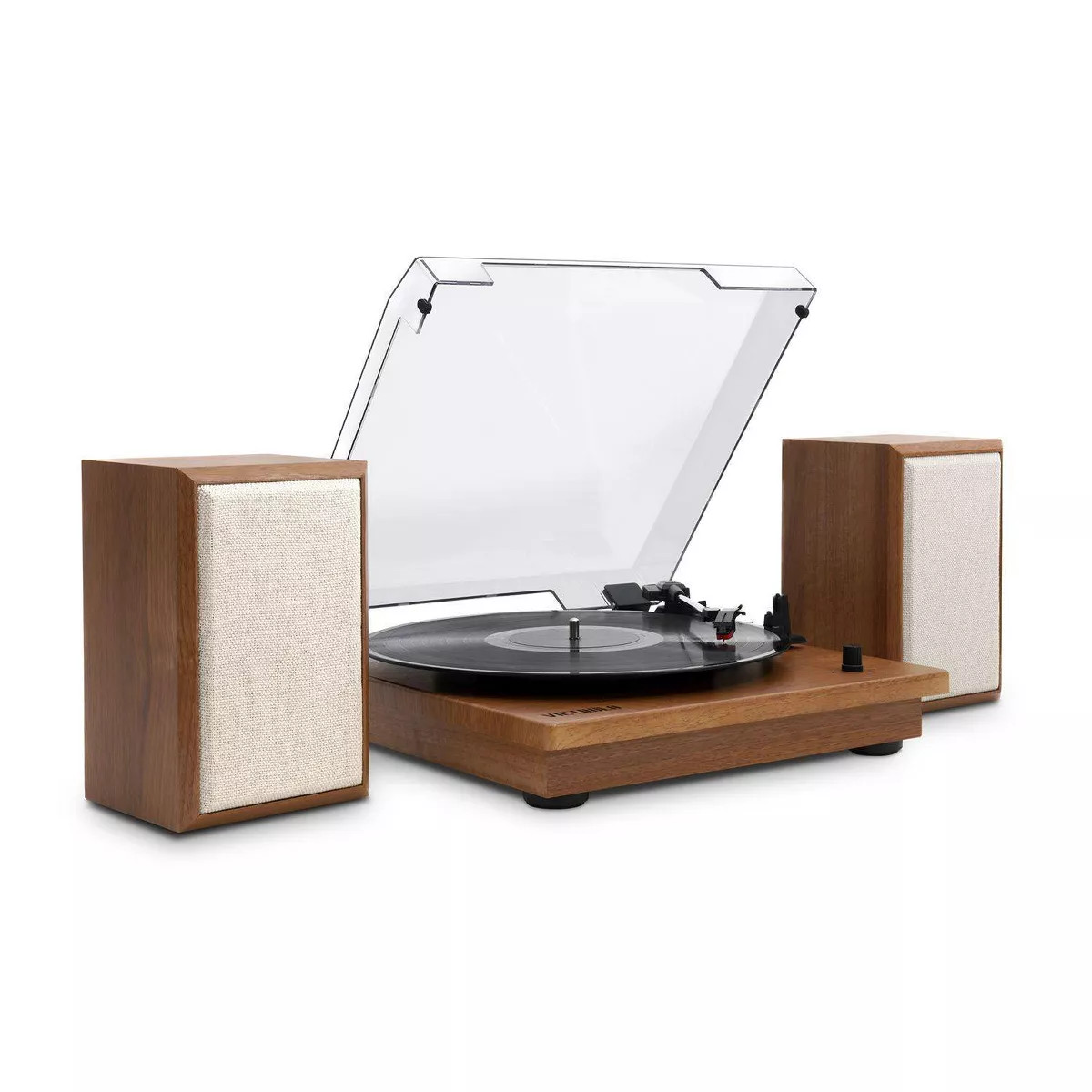 Victrola The Kingfield Bluetooth Record Player Shelf System with Bookshelf Speakers | Target