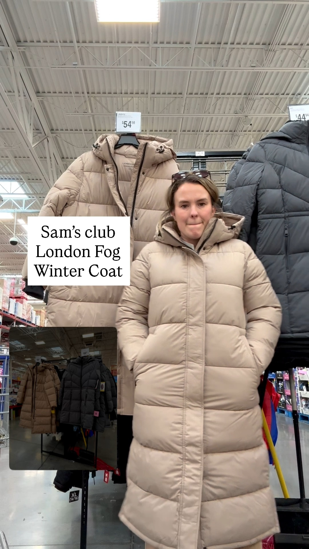 Saw this coat last year & it sold out! So, went back for it this year! 

#LTKSeasonal #LTKFindsUnder100