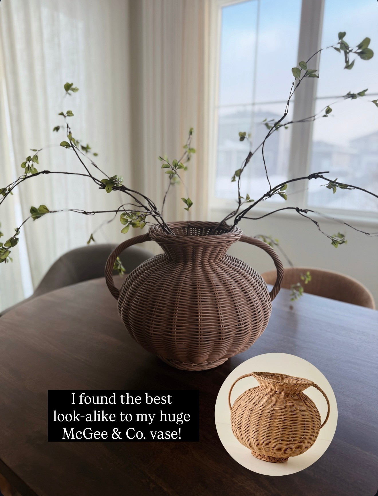 The best look-alike vase to my McGee and co. Woven vase!

#LTKHome