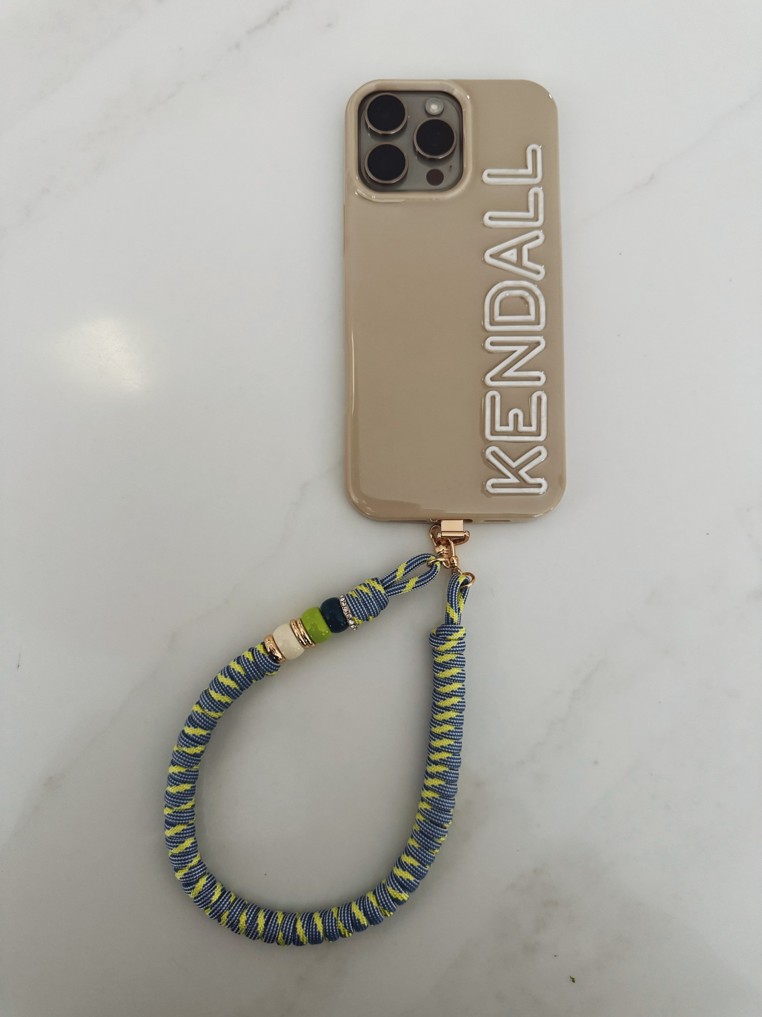 How cute he this woven phone chord chain?! Should fit any phone case 

phone case, phone accessory 