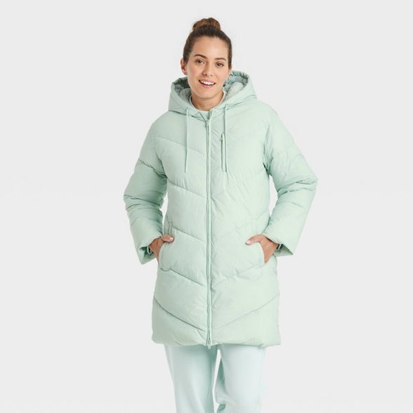 Women's Mid Length Matte Puffer Jacket - A New Day™ | Target