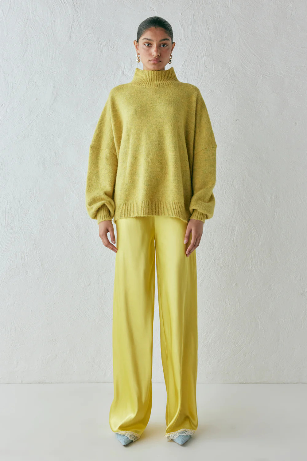 Yumi Knit Jumper Citrus Marle | VRG Grl