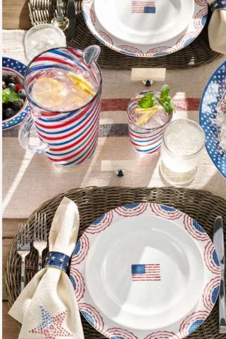 Fourth of July table!

Fourth of July 
Home 
Patriotic 
Plates
 

#LTKHome #LTKSummerSales #LTKSaleAlert