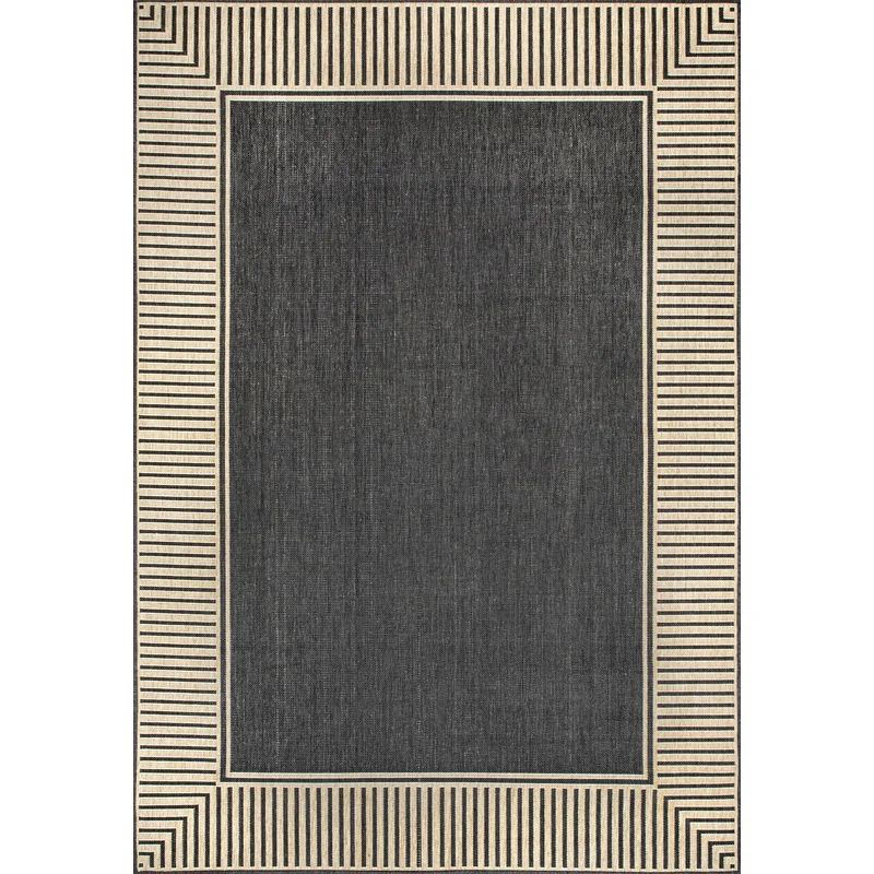 Arbab Machine Made Power Loom Gray Indoor/Outdoor Area Rug | Wayfair North America