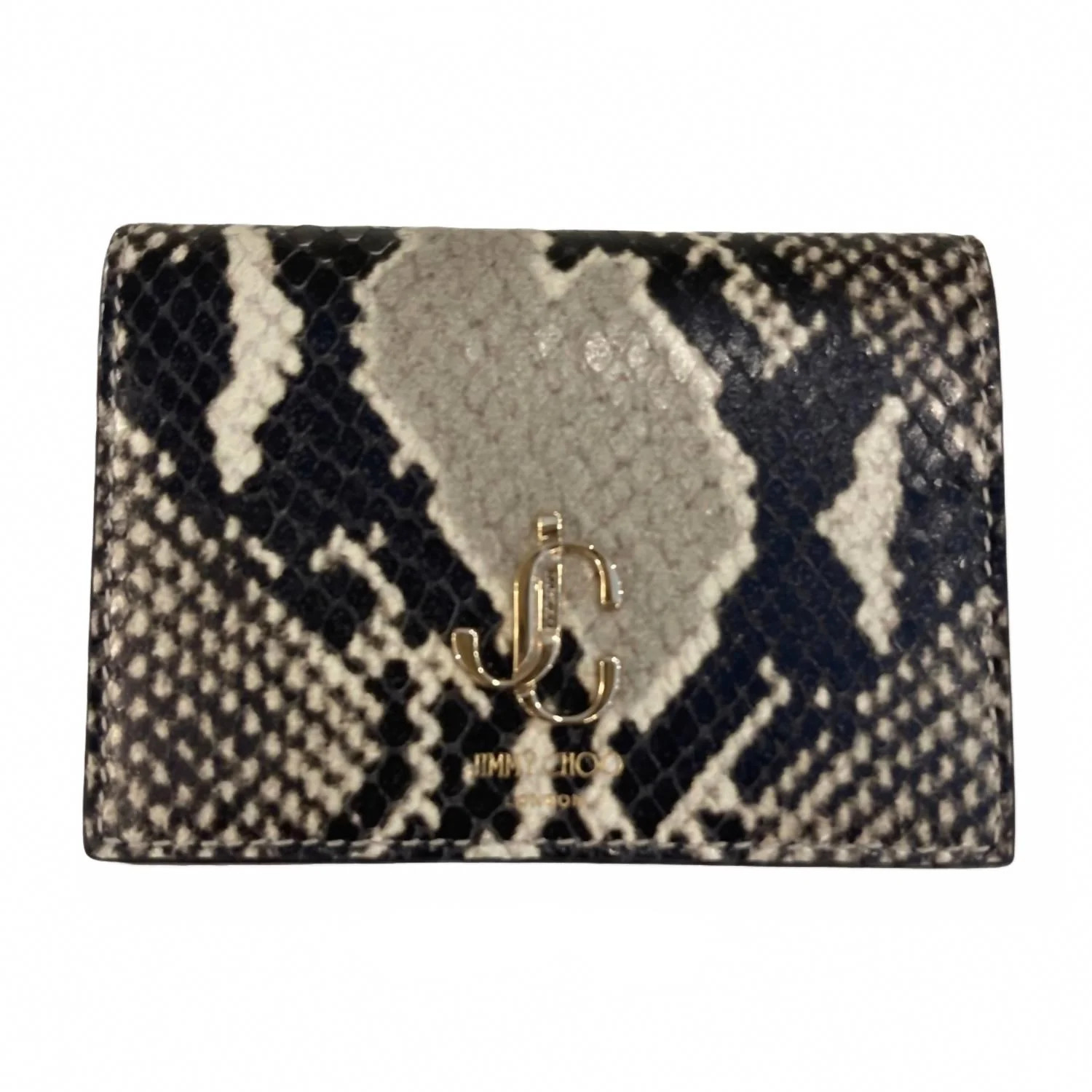 Women's Martina Cardholder Card Case Wallet In Snake Print Calf Leather | Shop Simon