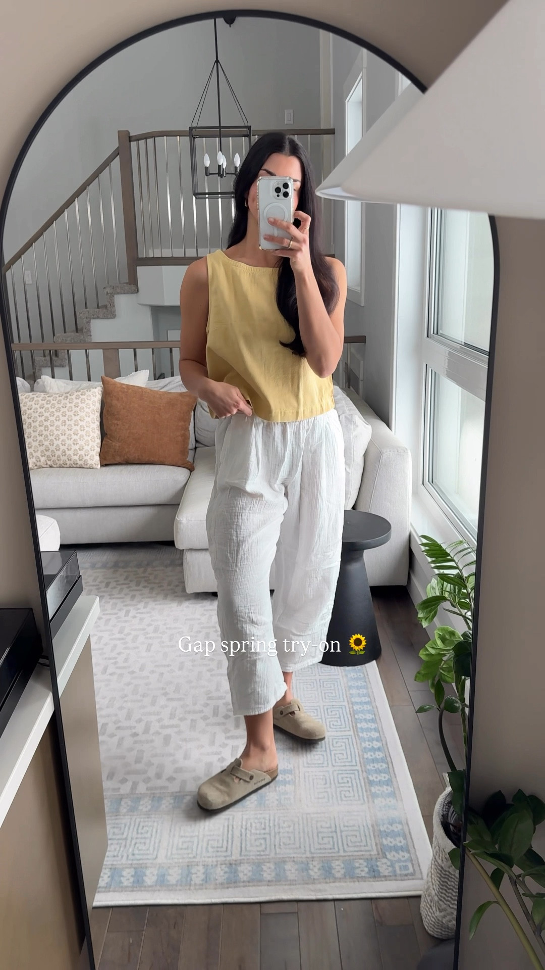 This gap haul!!! Love every piece and how they can be worn different ways. 

Sizing:
Crinkle pants: medium
Cotton cropped tshirt: medium 
Stride high rise jeans: 28 regular (usually a 27 but find these fit better one size up)
Rib tank top: medium
Cropped big tshirt: medium 
Denim boxer shorts: medium (could have got a small but love the baggy fit)
Cropped denim shirt: medium 



#LTKspring #LTKstyletip #LTKcanada