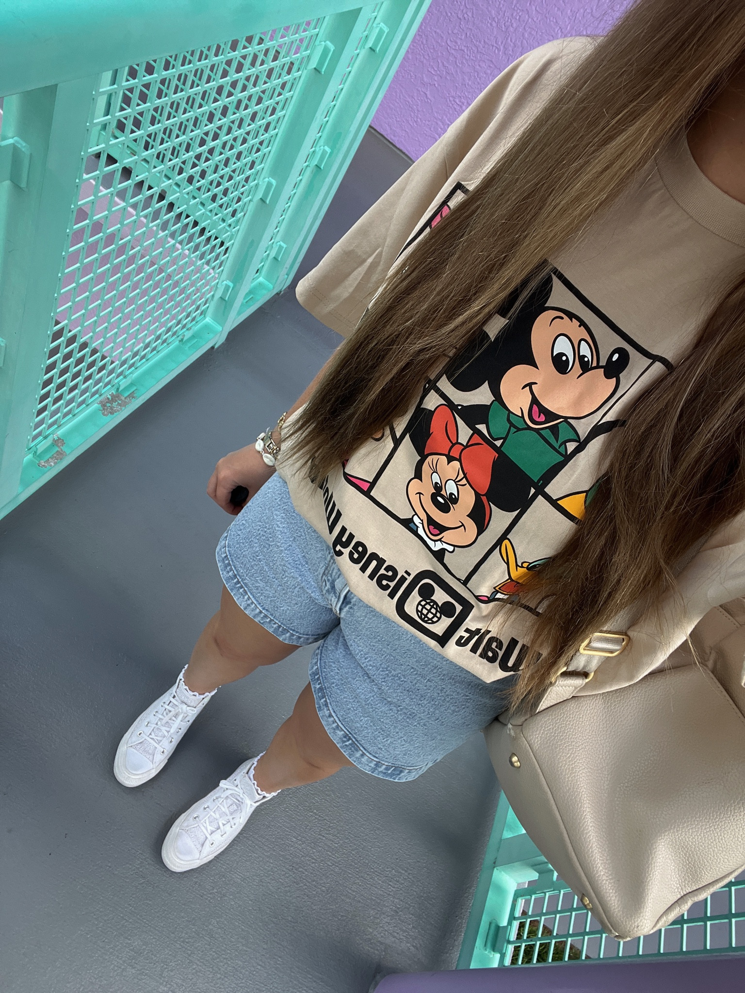 casual Disney mom ootd / disney outfits / disney outfit / disney world mom outfit 

#LTKFamily #LTKFindsUnder100