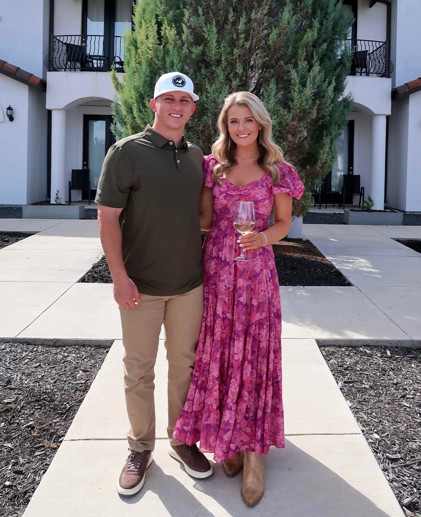 Fredericksburg winery weekend 🩷 wearing pink floral free people dress (on sale at revolve), free people western booties 

Spring Maxi dress, spring wedding guest dress, winery outfit, winery dress 
 

#LTKSaleAlert #LTKStyleTip #LTKWedding