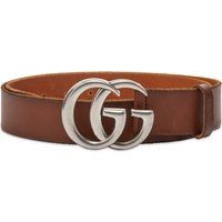 Gucci Men's GG Marmont Belt in Brown, Size Medium | END. Clothing | End Clothing (US & RoW)