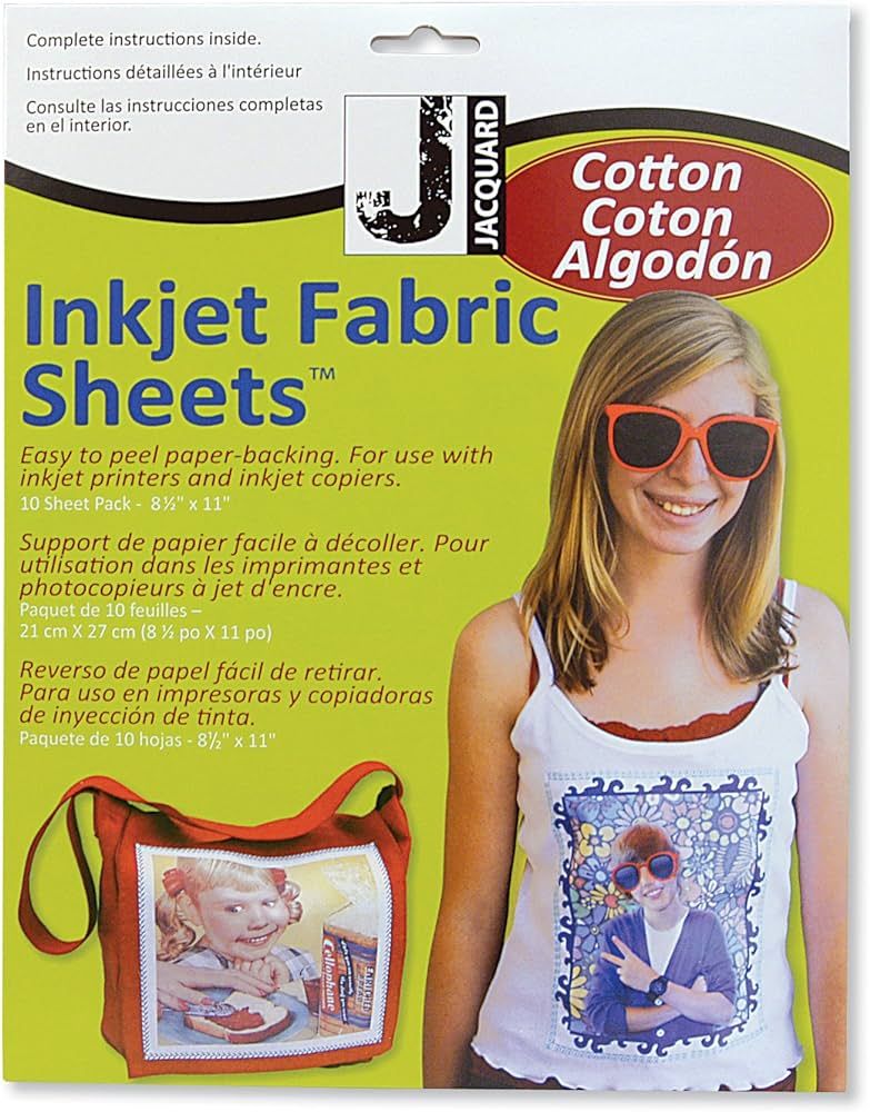 Jacquard Inkjet Cotton 8.5X11 10 Pack | Amazon (US)