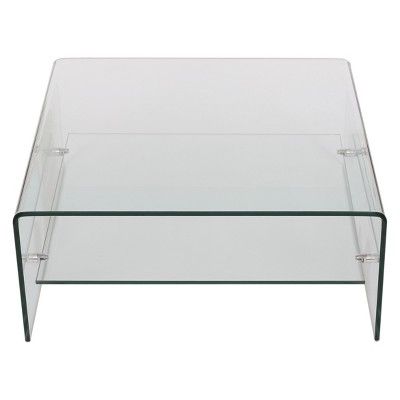 Atticus Tempered Glass Coffee Table - Clear - Christopher Knight Home | Target