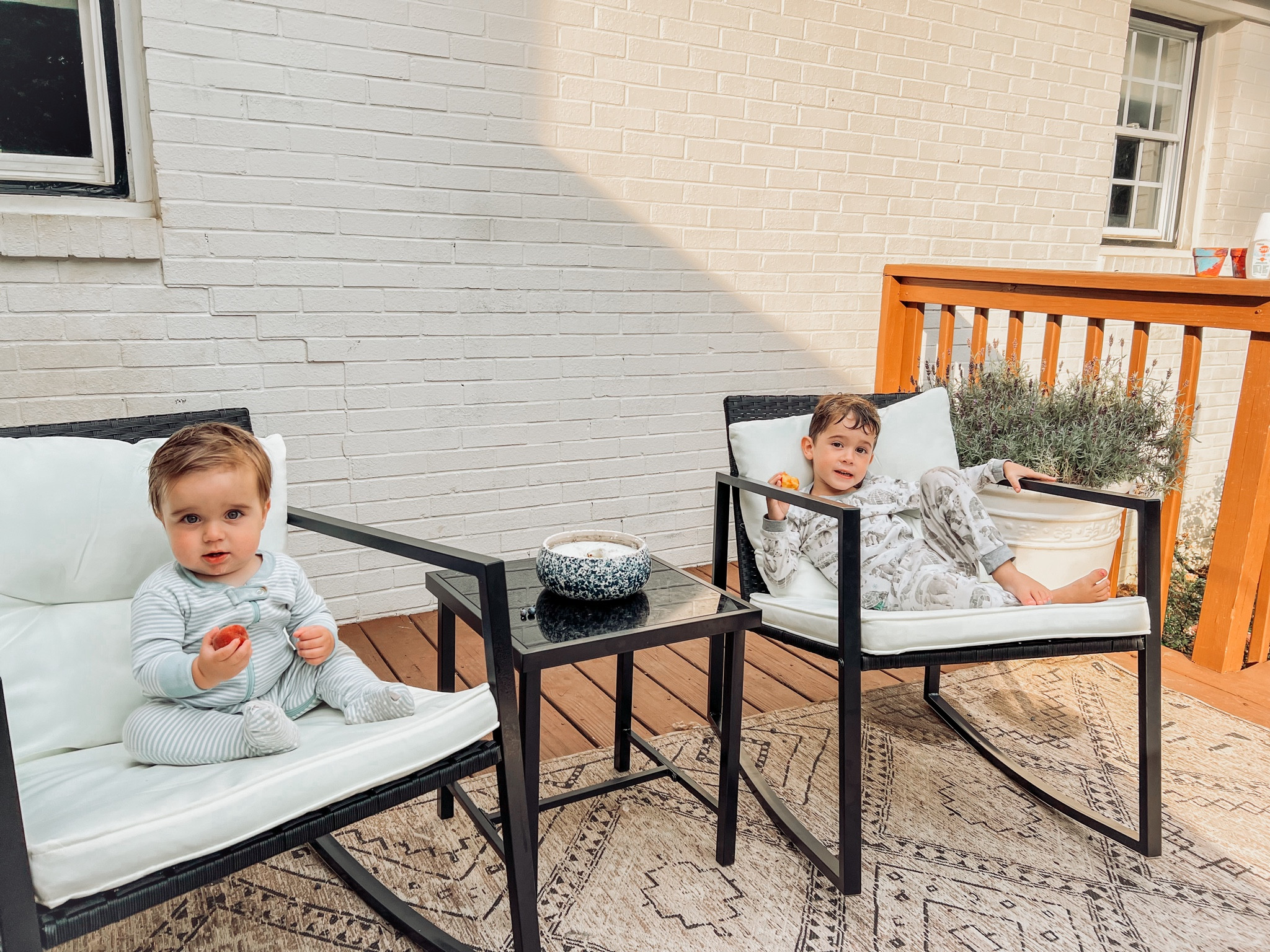 My sweet boys snacking on their homegrown peaches 🍑😋 love these summer nights with them out on our back porch 🫶🏻

#LTKSeasonal #LTKHome