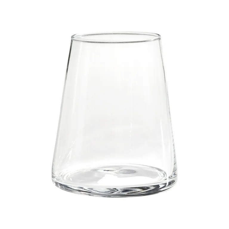 Better Homes & Gardens Clear Flared Stemless Wine Glass, 4 Pack | Walmart (US)