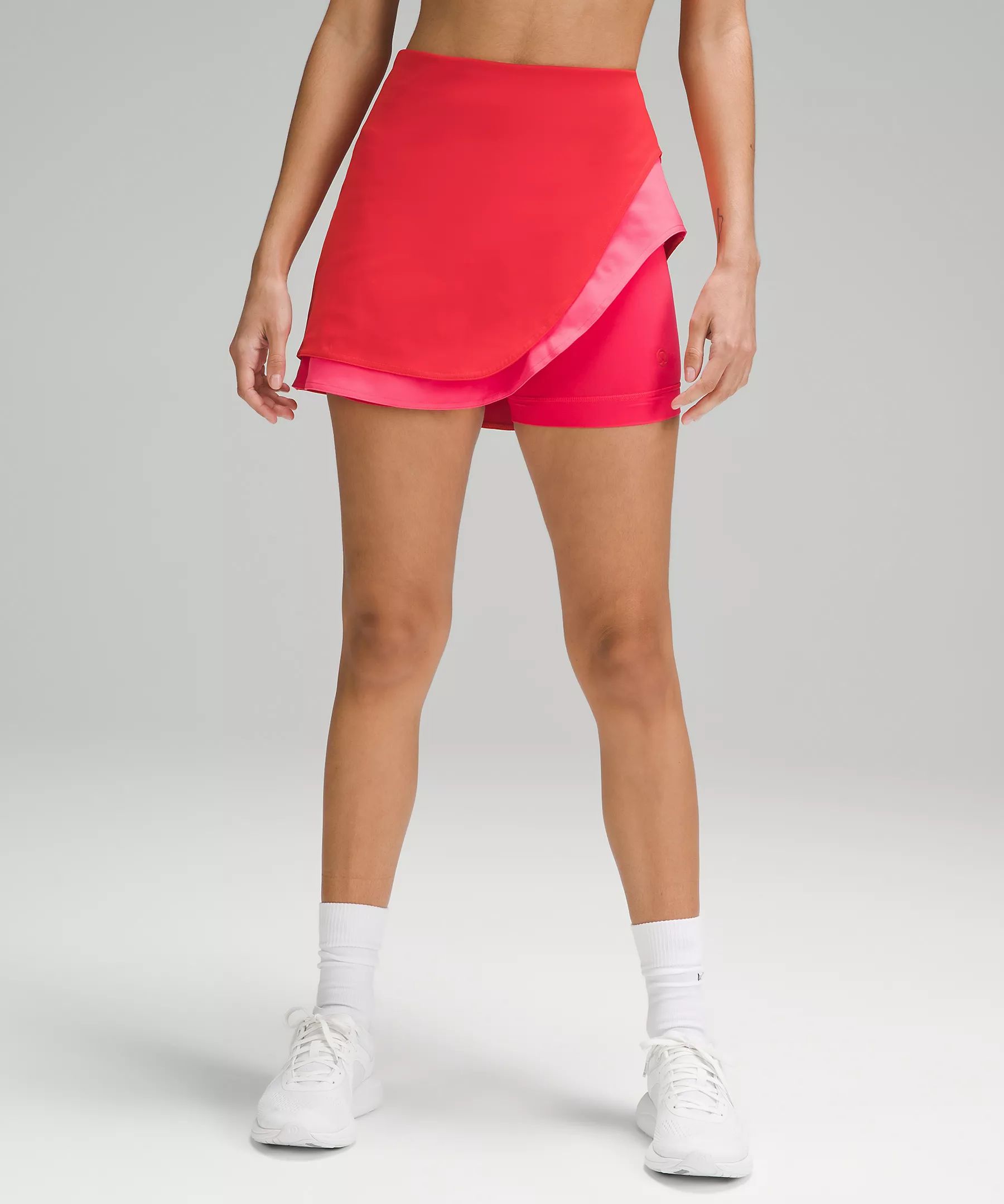 Asymmetrical Layered High-Rise Tennis Skirt | Lululemon (US)