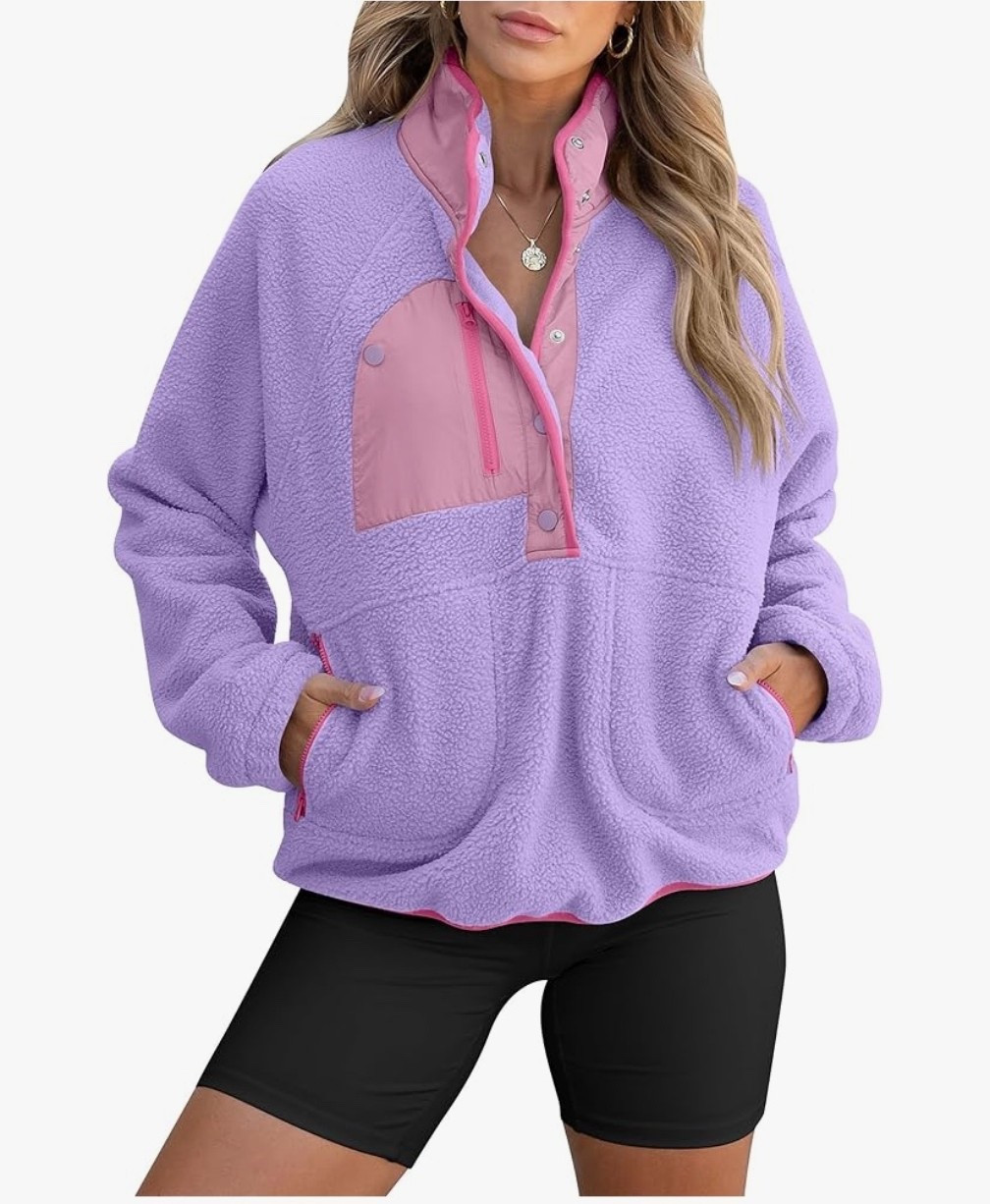A great designer lookalike. More colors are available.  A great gift for her or treat for yourself.  


#lookalike #designerdupe #fleecejacket #fleecepullover #amazon #freepeoplelookalike #pullover #giftforher #giftforteen #LTKActive #LTKU #LTKOver40 

#LTKFindsUnder50 #LTKSeasonal #LTKGiftGuide