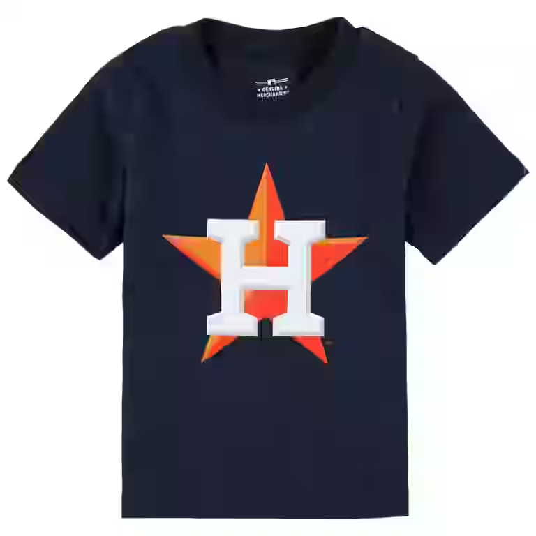 Toddler Navy Houston Astros Team Crew Primary Logo T-Shirt | Walmart (US)