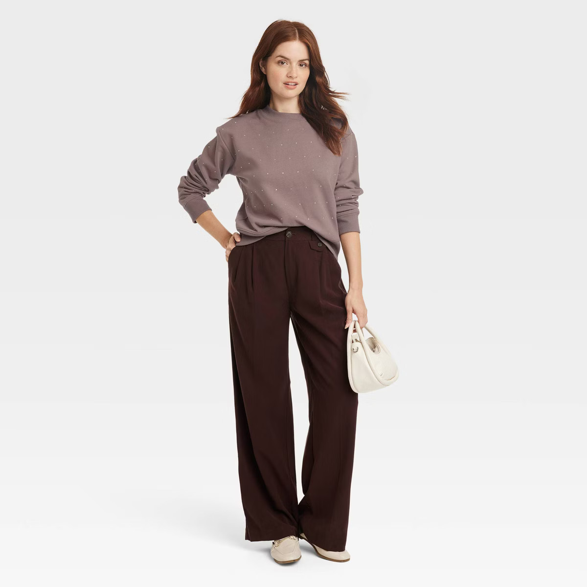 Women's Jeweled Pullover Sweatshirt - A New Day™ | Target