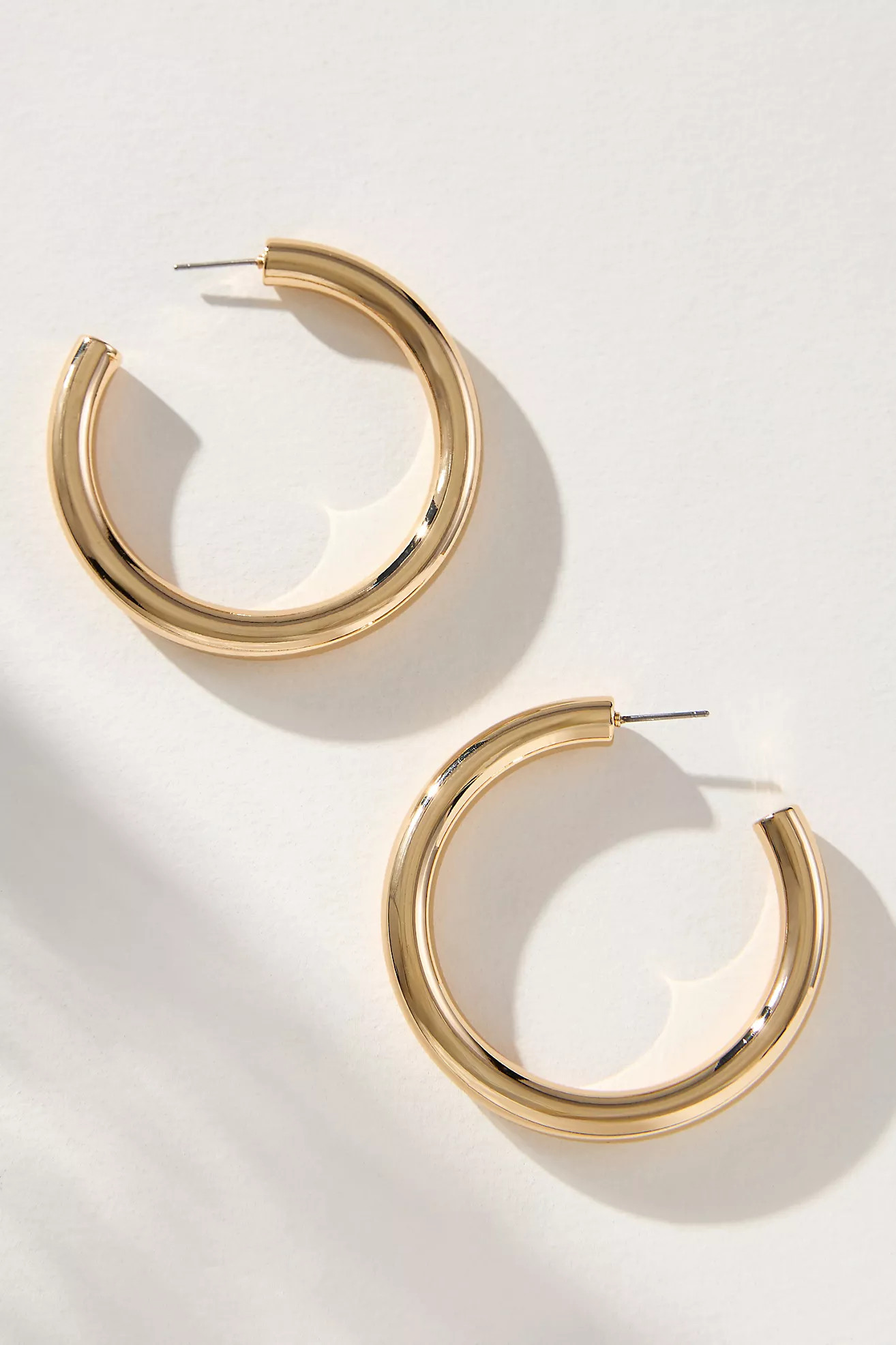 Ettika Large Thick Classic Hoop Earrings | Anthropologie (US)