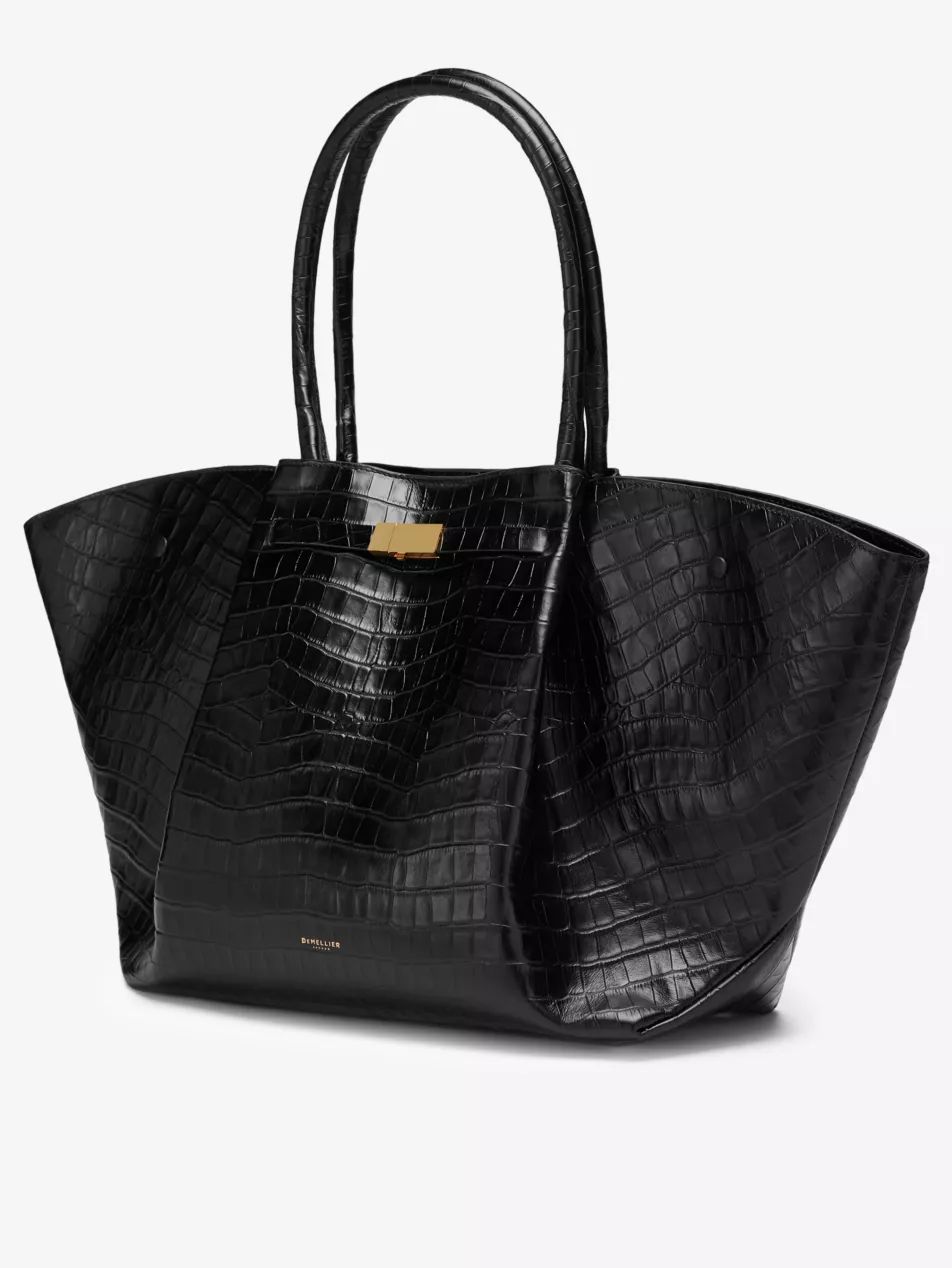 The New York leather tote bag | Selfridges