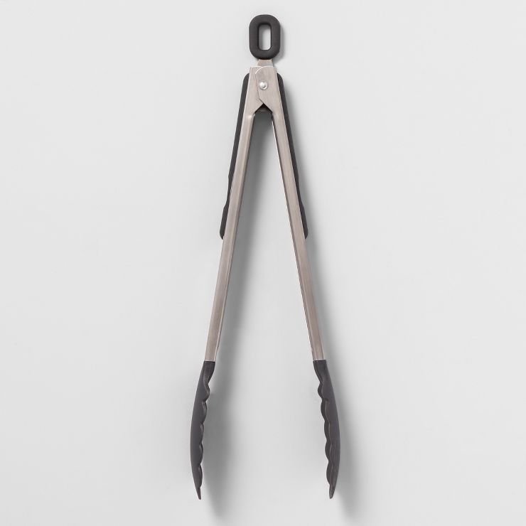 Stainless Steel Tongs with Soft Grip - Made By Design™ | Target