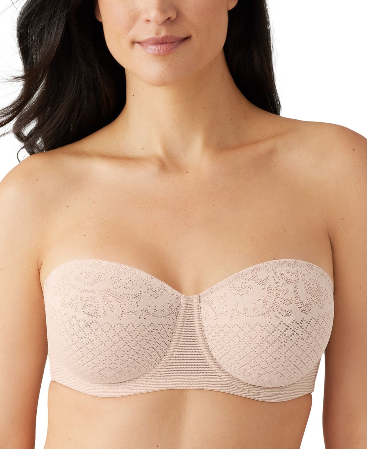 Wacoal Women's Visual Effects Strapless Minimizer Bra 854310 - Sand | Macy's