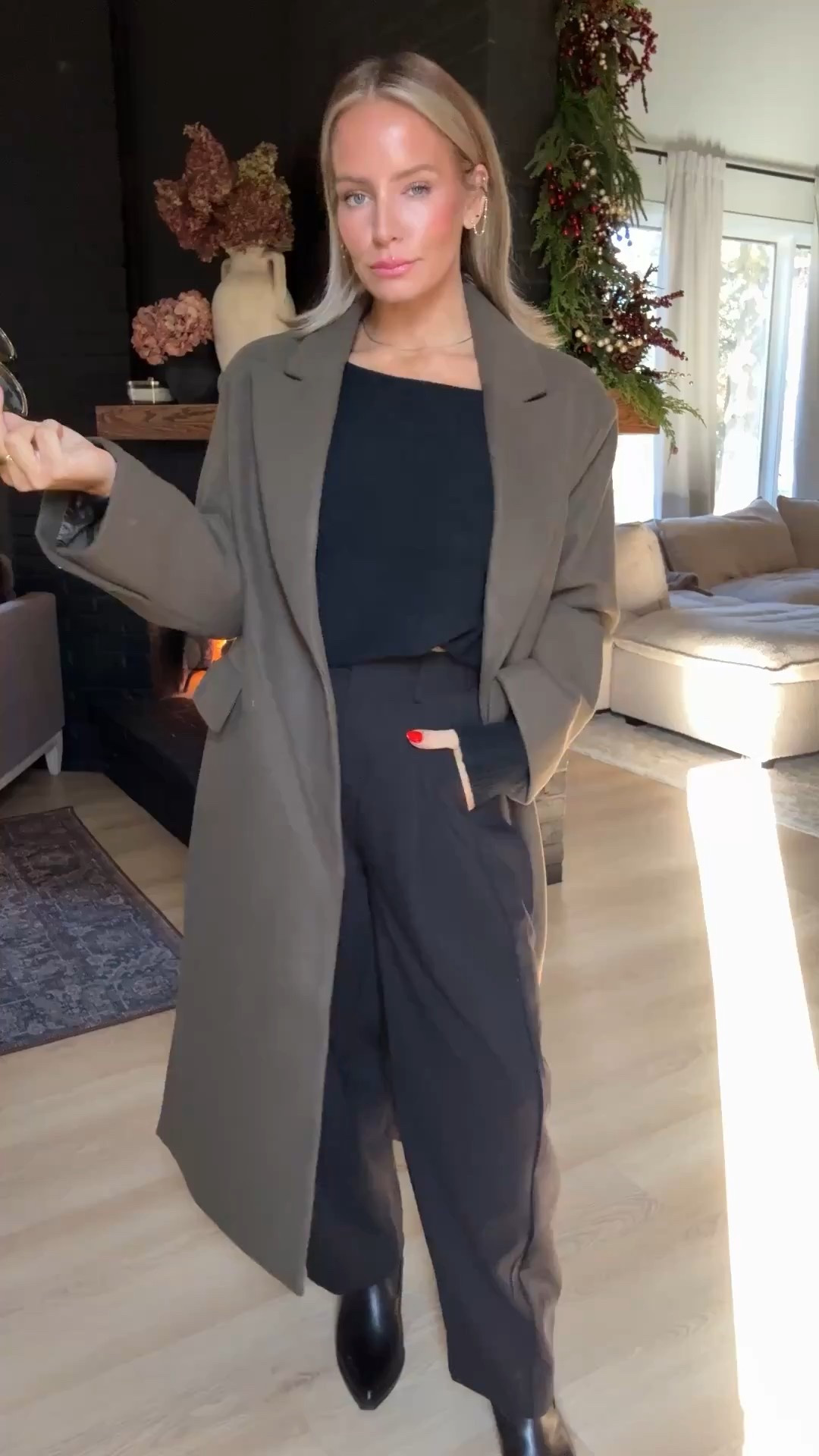 Thanksgiving outfit idea!

Sweater: small 
Pants: size 2
Coat: small 

#LTKOver40 #LTKHoliday #LTKStyleTip