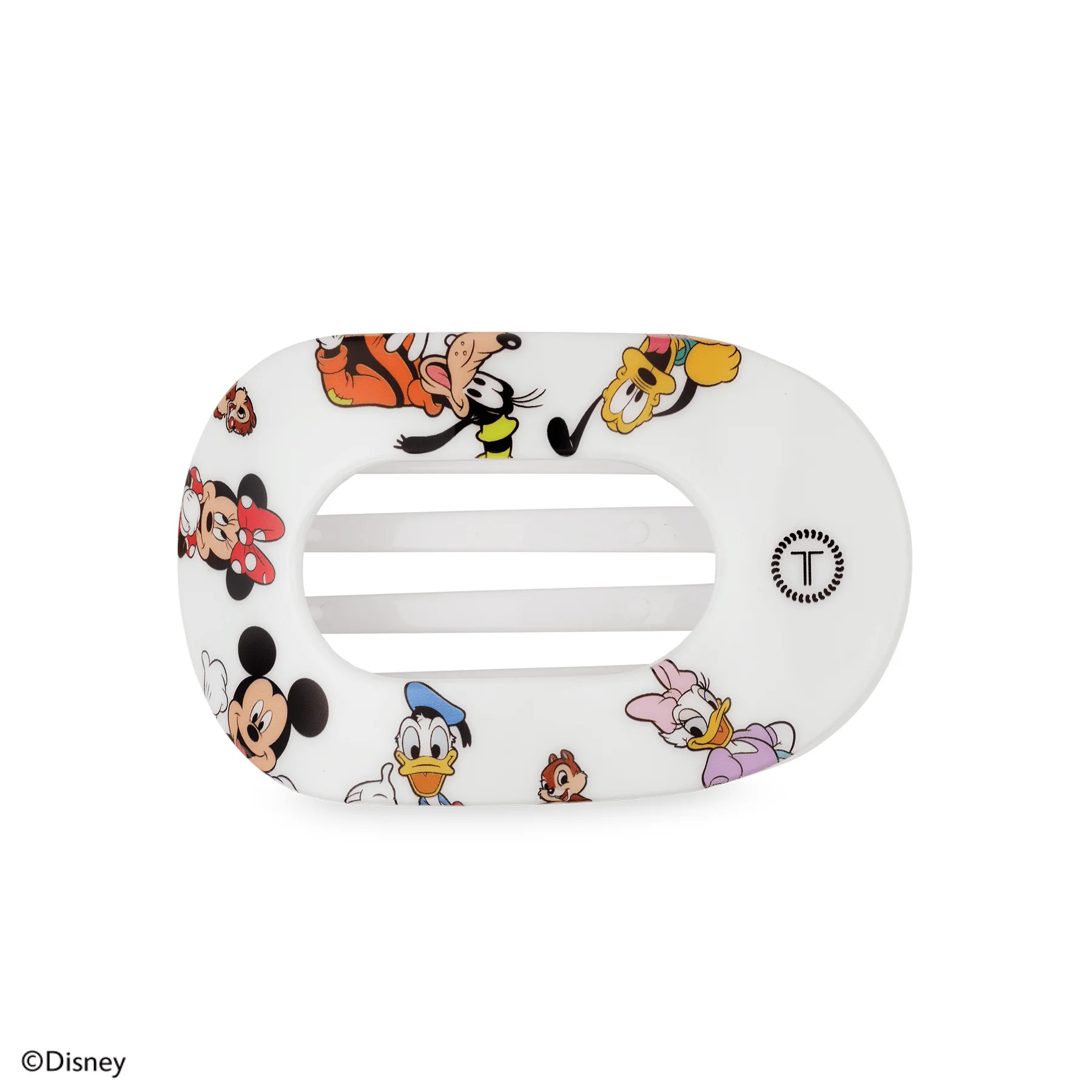 Mickey and Friends Medium Flat Round Hair Clip | TELETIES
