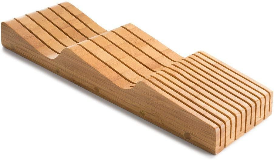 Bellemain 100% Pure Bamboo in Drawer Knife Block , Knife Organizer | Amazon (US)
