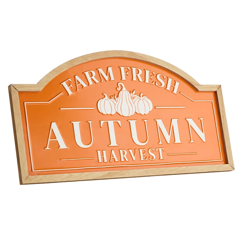Red Autumn Wall Decor, 21" | At Home