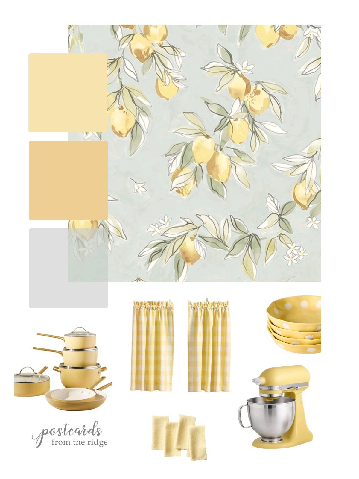 Soft yellow and blue gray for a cozy kitchen. #yelllowkitchen #butteryellow #interiors 

#LTKHome #LTKSummerEdit #LTKSaleAlert