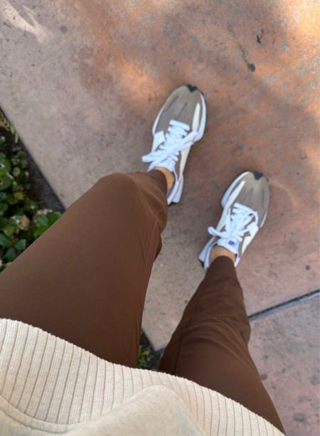 These are the LuluLemon align joggers. I have this brown pair that I wear all the time because they’re the comfiest pants and go with everything! I prefer to size up to a 6 for a looser fit. @lululemon

#LTKshoecrush #LTKfit
