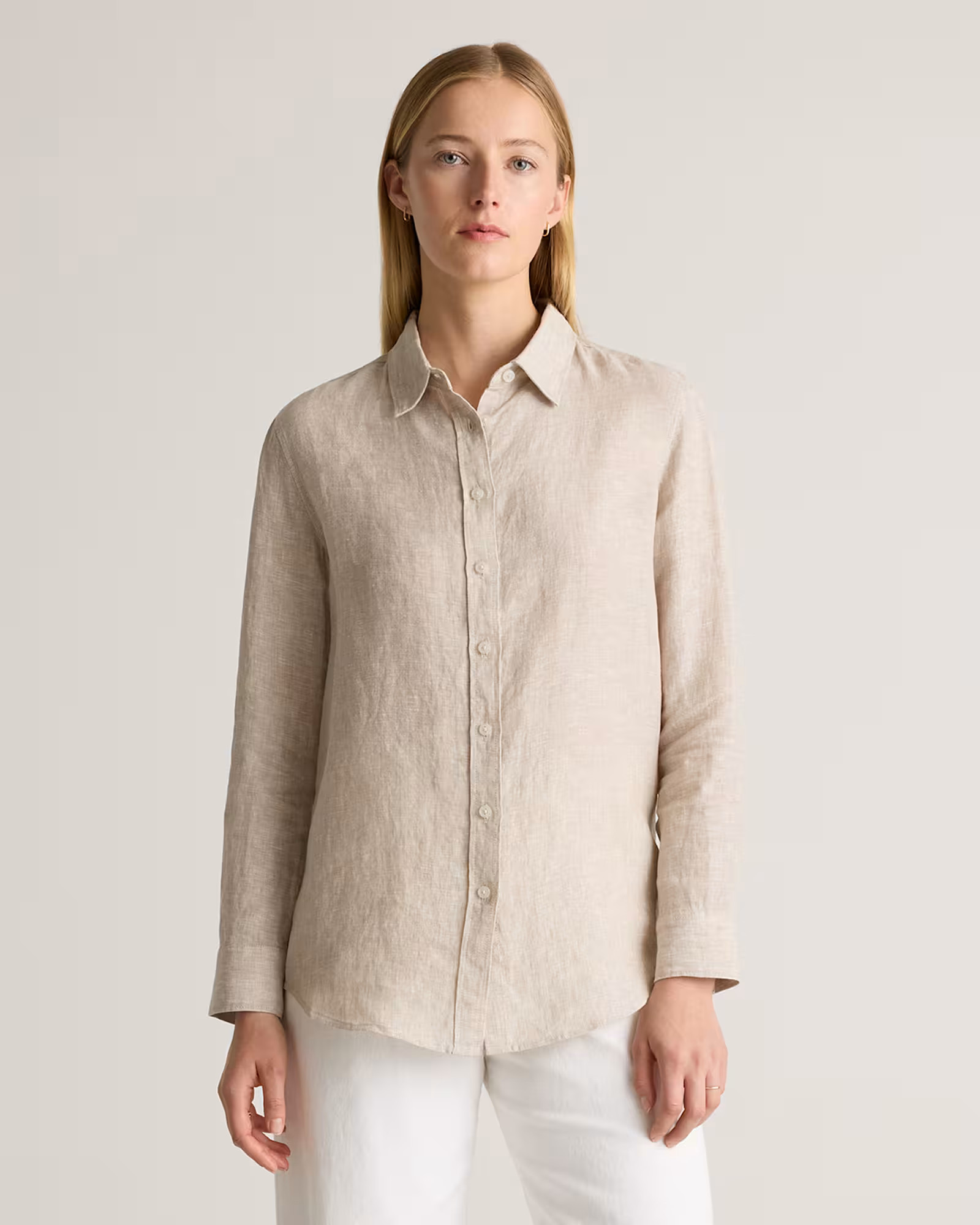 100% European Linen Long Sleeve Shirt | Quince