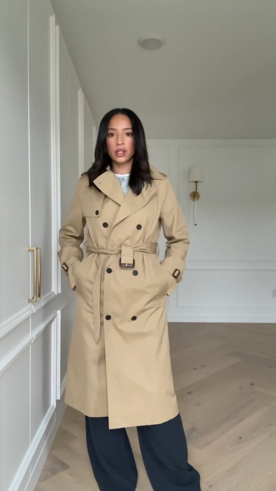 My favorite closet staples! The best trousers for work and the weekend. They're super comfortable, don't wrinkle and are stain resistant. Wearing size S white tee (size up 1-2 sizes for an oversized look), size S cardigan, size M lodge pants (when pregnant but I usually wear size S), size S trench coat 

fall outfit, fall style, fall fashion, errands outfit, casual outfit, casual pants, pull-on pants, travel outfit, airport outfit, mom outfit, postpartum outfit, pregnancy outfit, back to school outfit, teacher outfits, business casual workwear

#LTKSeasonal #LTKWorkwear #LTKmomlife