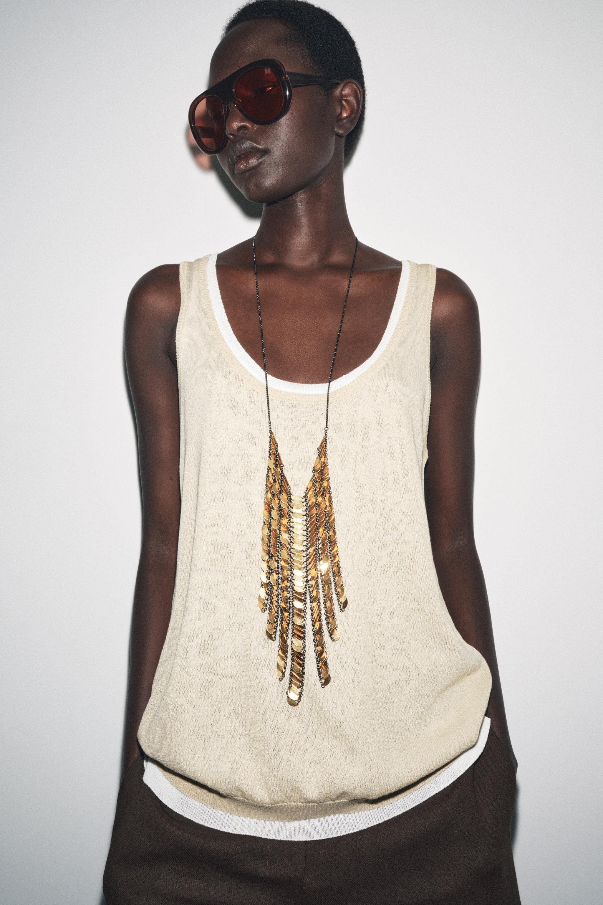 DOUBLE LAYER KNIT TOP | Zara US