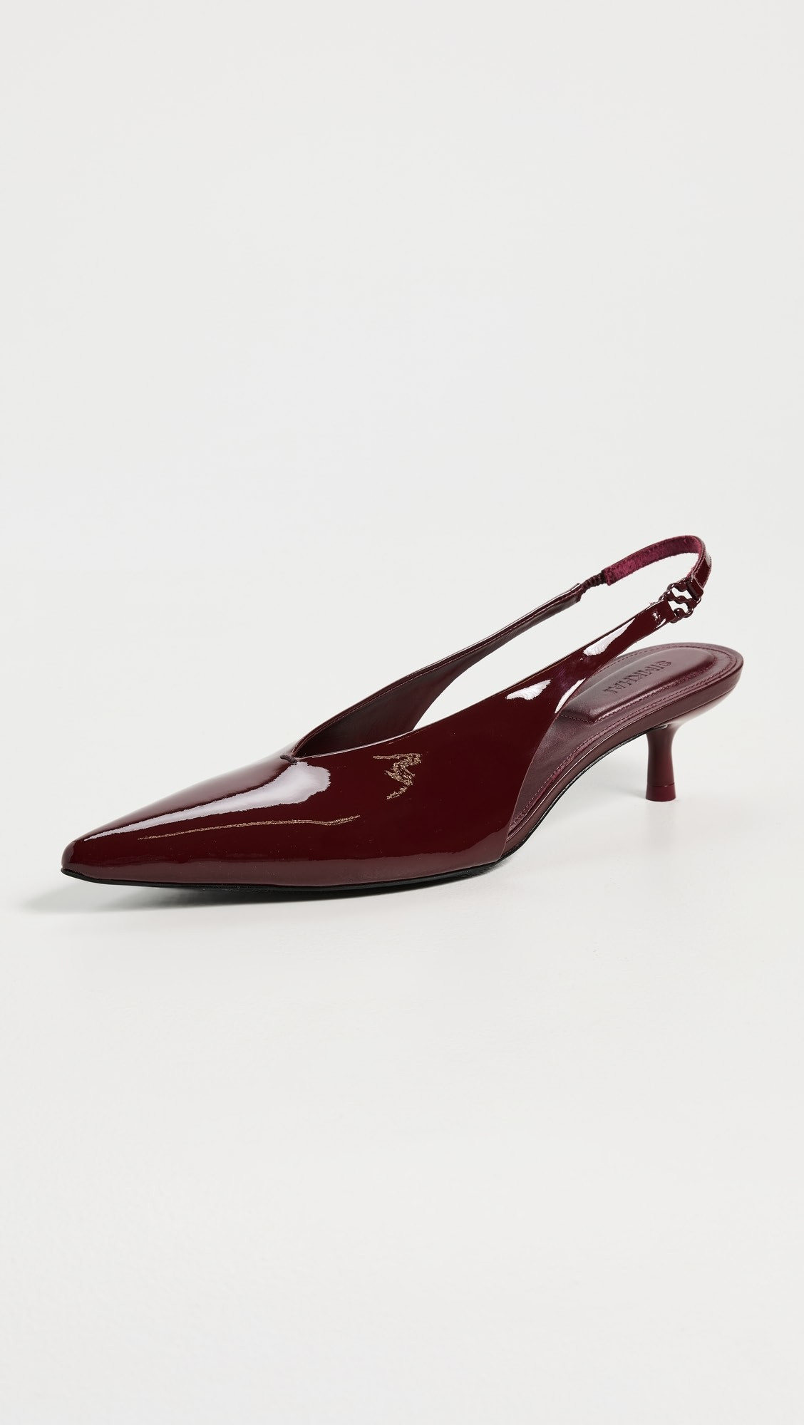 Sylvie Patent Leather Slingback Kitten Heels | Shopbop