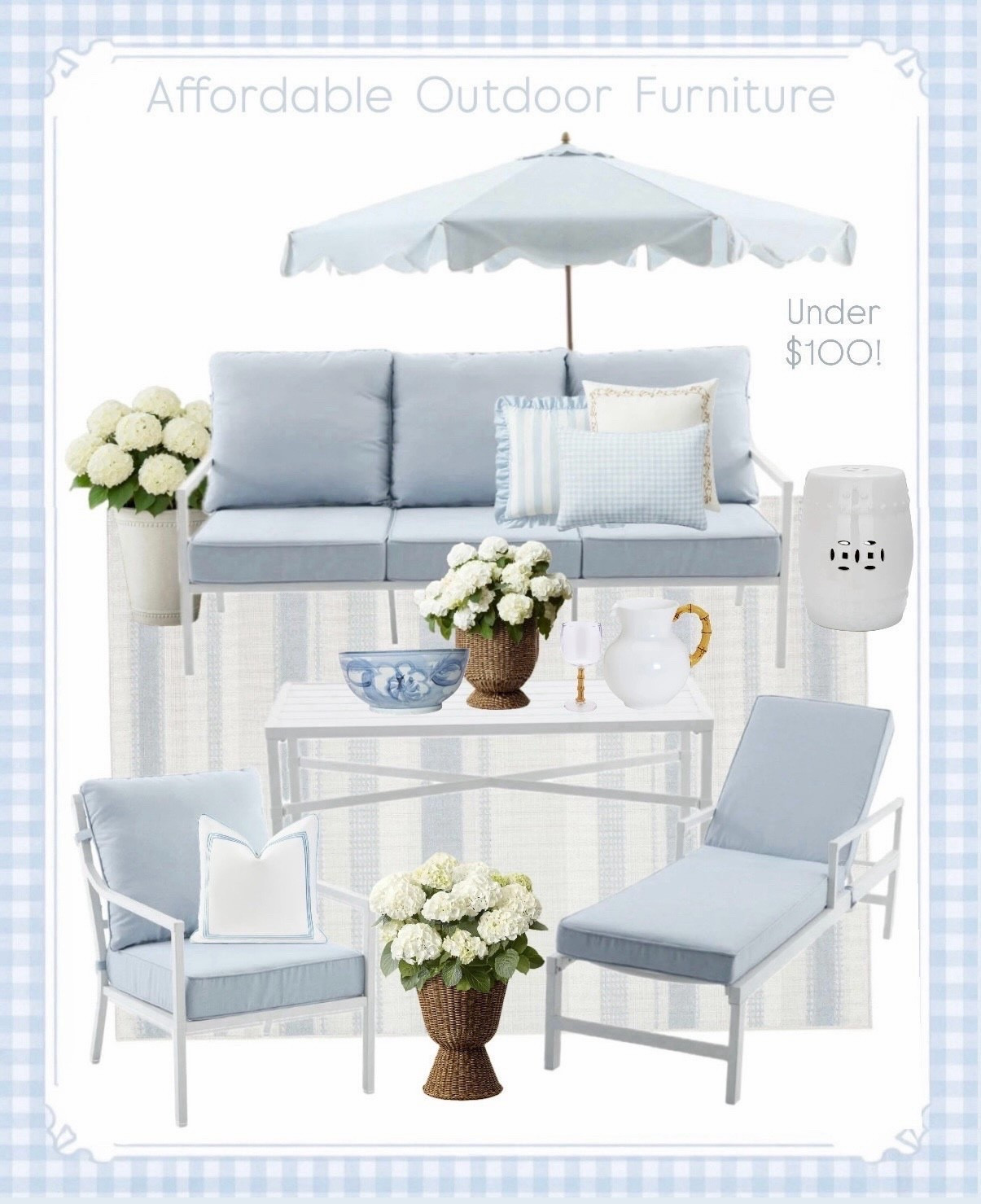 Walmart outdoor furniture, white patio set affordable outdoor furniture