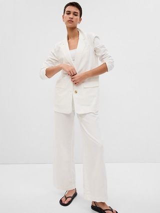 Linen-Cotton Blazer | Gap (US)