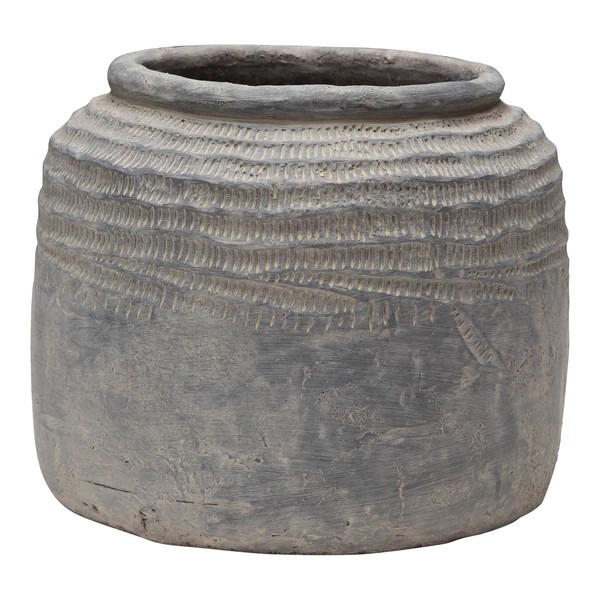 Aurelle Home Rustic Cement Planter | Bed Bath & Beyond