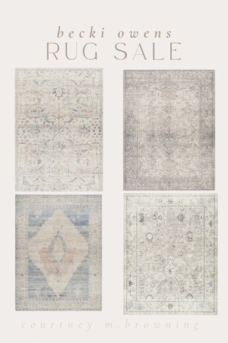 Way day sale - Becki Owens rug, neutral rug

#LTKsalealert #LTKhome
