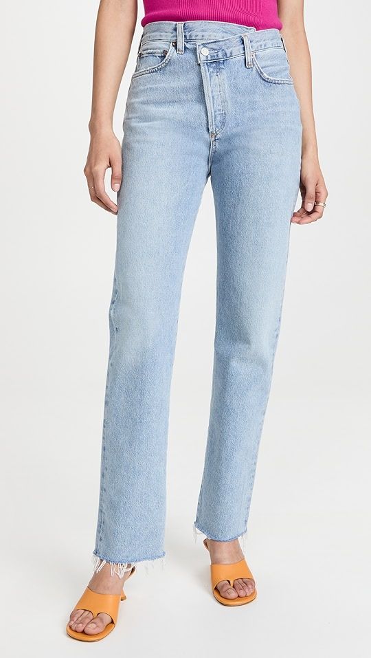 Crisscross Straight Legged Jeans | Shopbop