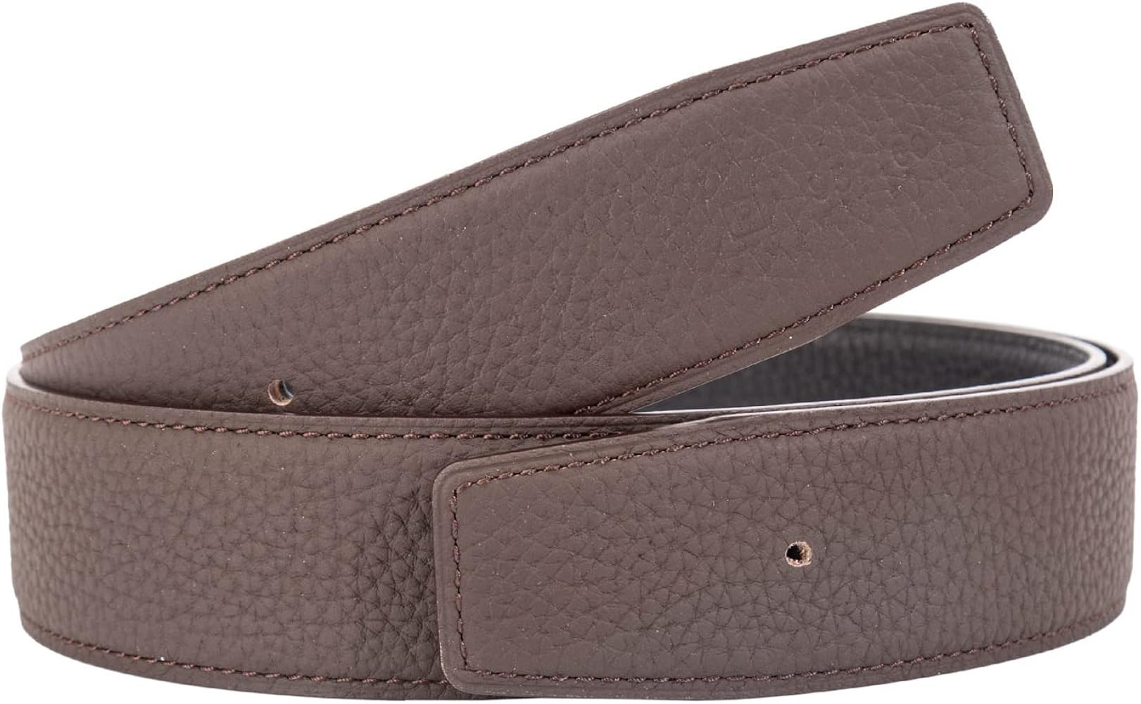 Vatee's Men/Women Reversible Genuine Leather Without Buckle Replacemen Belt Strap 1.34"/1.5" Wide | Amazon (US)